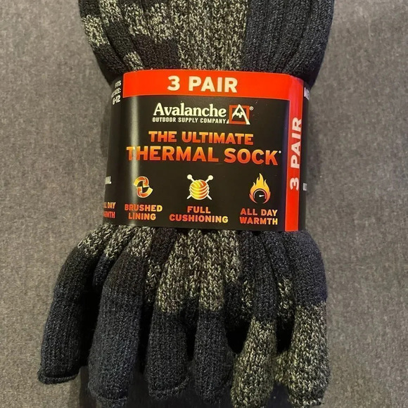 Avalanche cozy socks Thermal Winter Crew - Picture 1 of 6